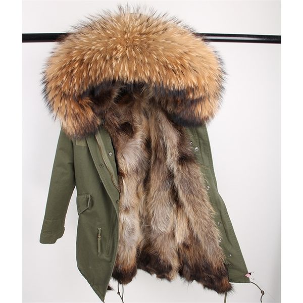 real fur coat long parka outerweat new fashion natural raccoon fur collar fox fur inside winter jacket women outerwear new 201210, Black
real fur coat long parka outerweat new fashion natural raccoon fur collar fox fur inside winter jacket women outerwear new 201210, Black
