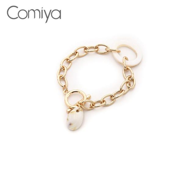 charm bracelets comiya gold color for women pulseira feminina shell pendant zinc alloy simple personality feminino bracelet bijoux, Golden;silver
charm bracelets comiya gold color for women pulseira feminina shell pendant zinc alloy simple personality feminino bracelet bijoux, Golden;silver