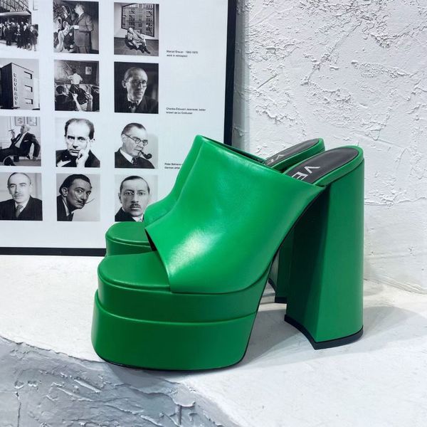 green medusa platform sandals mules calf leather slides chunky block high heels slip-on open toe women luxury designers street style shoes e, Black
green medusa platform sandals mules calf leather slides chunky block high heels slip-on open toe women luxury designers street style shoes e, Black