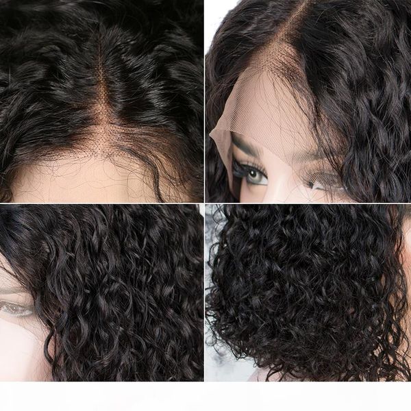 curly bob lace front human hair wigs for women natural color remy brazilian 13x4 water wave lace wig part full end 130-150%, Black;brown
curly bob lace front human hair wigs for women natural color remy brazilian 13x4 water wave lace wig part full end 130-150%, Black;brown