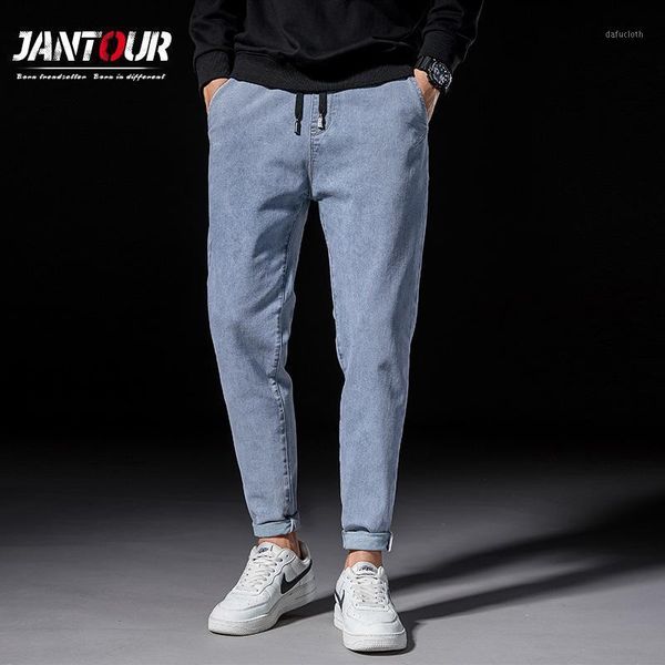 brand men clothing 2020 winter new light-blue thick men jeans elasticity casual pocket harem pants regular fit male trousers 381
brand men clothing 2020 winter new light-blue thick men jeans elasticity casual pocket harem pants regular fit male trousers 381