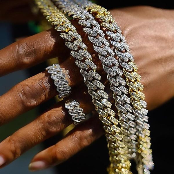 2020 hip hop women men iced out cubic zirconia cz heavy necklace punk choker bling bling charm 12mm cuban miami link jewelry, Golden;silver
2020 hip hop women men iced out cubic zirconia cz heavy necklace punk choker bling bling charm 12mm cuban miami link jewelry, Golden;silver