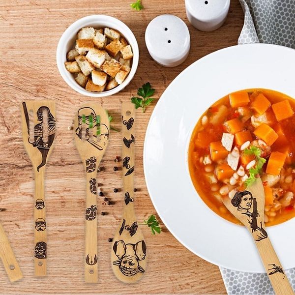bamboo laser carving spoon set character non-stick spatula cooking utensil halloween christmas gifts v1r5
bamboo laser carving spoon set character non-stick spatula cooking utensil halloween christmas gifts v1r5