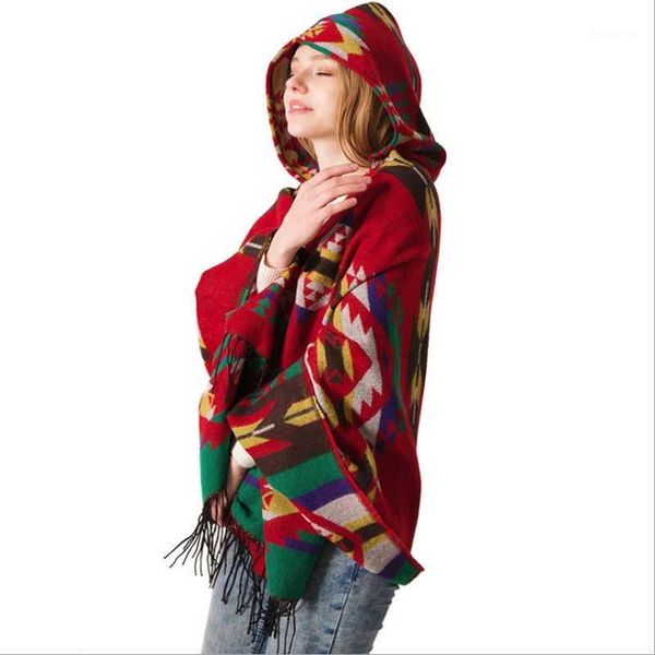 chinese style women winter scarf fashion striped ponchos and capes hooded thick warm shawls hooded coat femme outwear1, Blue;gray
chinese style women winter scarf fashion striped ponchos and capes hooded thick warm shawls hooded coat femme outwear1, Blue;gray