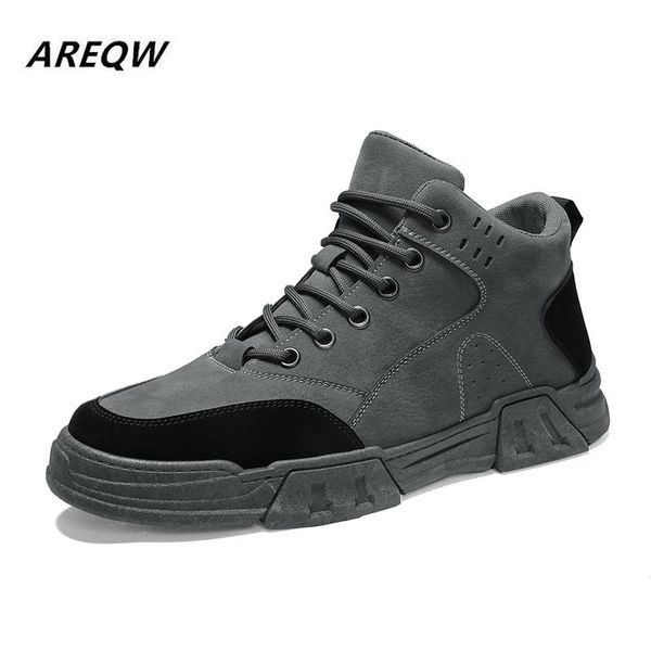 2020 autumn and winter warm men's high solid color fashion trend ankle boots round head flat comfortable wild men's boots, Black
2020 autumn and winter warm men's high solid color fashion trend ankle boots round head flat comfortable wild men's boots, Black