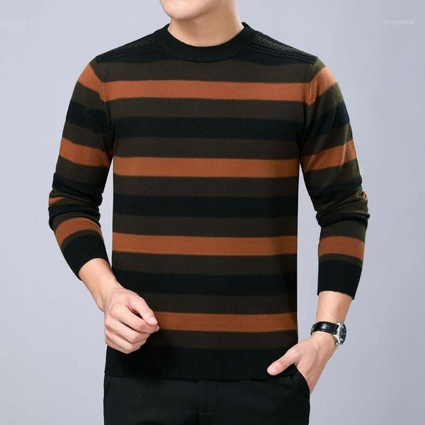 2020 new men's casual multicolor striped knitted pull sweater men brand-clothing wool jersey pullover sweaters for knitting1, White;black
2020 new men's casual multicolor striped knitted pull sweater men brand-clothing wool jersey pullover sweaters for knitting1, White;black
