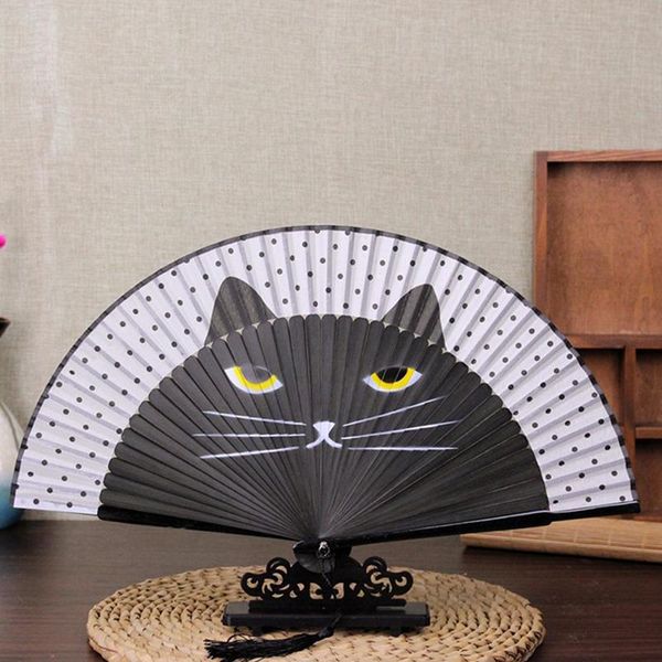 party favor cute cartoon cat folding silk fan handheld hollow out hand fans outdoor dancing wedding decoration gifts
party favor cute cartoon cat folding silk fan handheld hollow out hand fans outdoor dancing wedding decoration gifts