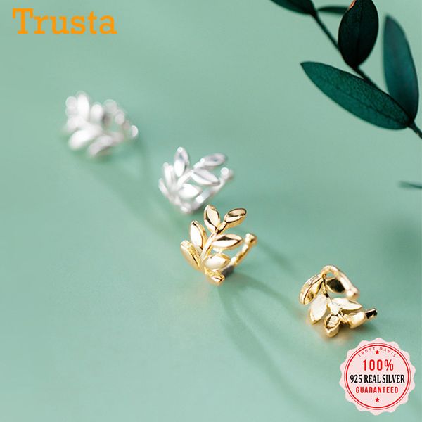 real 925 sterling silver sweet leaves ear cuff clip on earrings for women without piercing earings jewelry, Golden;silver
real 925 sterling silver sweet leaves ear cuff clip on earrings for women without piercing earings jewelry, Golden;silver