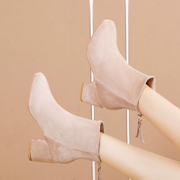 shoes lady boots booties woman 2020 low heel boots-women round toe winter footwear ladies mid calf high heel rock mid-calf, Black
shoes lady boots booties woman 2020 low heel boots-women round toe winter footwear ladies mid calf high heel rock mid-calf, Black