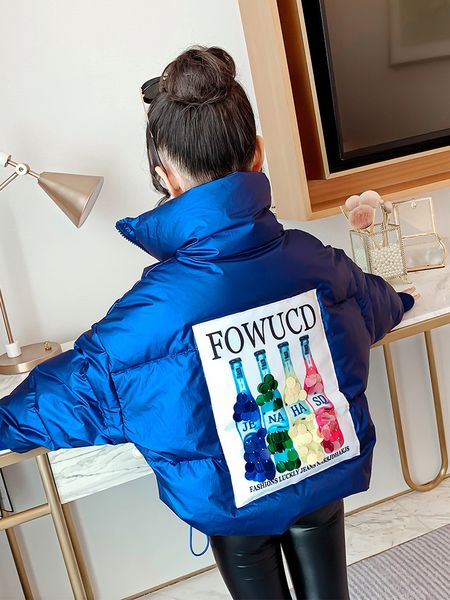 girl's winter 2020 new korean version of children's foreign style down cotton padded clothes for little girls, Blue;gray
girl's winter 2020 new korean version of children's foreign style down cotton padded clothes for little girls, Blue;gray
