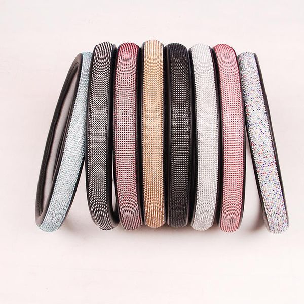 2020 new design 38cm four season car steering wheel cover with glitter diamonds anti-slip steering cover for women great gift
2020 new design 38cm four season car steering wheel cover with glitter diamonds anti-slip steering cover for women great gift