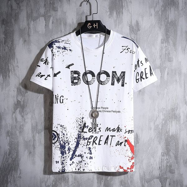 summer 2020 new leisure live coat t-shirt broadcast short sleeve men's fashion print personalized student versatile t-shirt tlzcz tl, Blue
summer 2020 new leisure live coat t-shirt broadcast short sleeve men's fashion print personalized student versatile t-shirt tlzcz tl, Blue