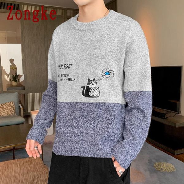 zongke winter knit sweater men korean mens clothes pullover men sweaters cartoon cat pullover sweater 2020 new arrivals -3xl, White;black
zongke winter knit sweater men korean mens clothes pullover men sweaters cartoon cat pullover sweater 2020 new arrivals -3xl, White;black