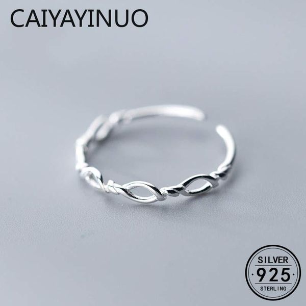 cluster rings caiyayinu real 925 sterling silver minimalist geometric hollow braided rope adjustable ring for fashion women party fine jewel, Golden;silver
cluster rings caiyayinu real 925 sterling silver minimalist geometric hollow braided rope adjustable ring for fashion women party fine jewel, Golden;silver