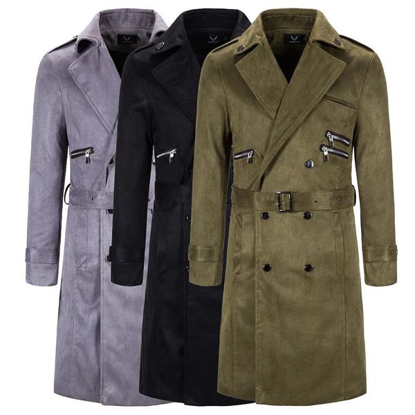long trench coat men british style double breasted pea coat men fashion sashes windbreaker jacket overcoat cloak jacket, Tan;black
long trench coat men british style double breasted pea coat men fashion sashes windbreaker jacket overcoat cloak jacket, Tan;black