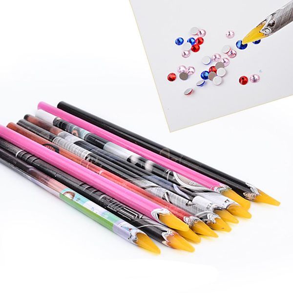 1pcs nail art tools rhinestones gems picking crystal wax pencil pen picker nail art decoration dotting tool make up, Yellow
1pcs nail art tools rhinestones gems picking crystal wax pencil pen picker nail art decoration dotting tool make up, Yellow