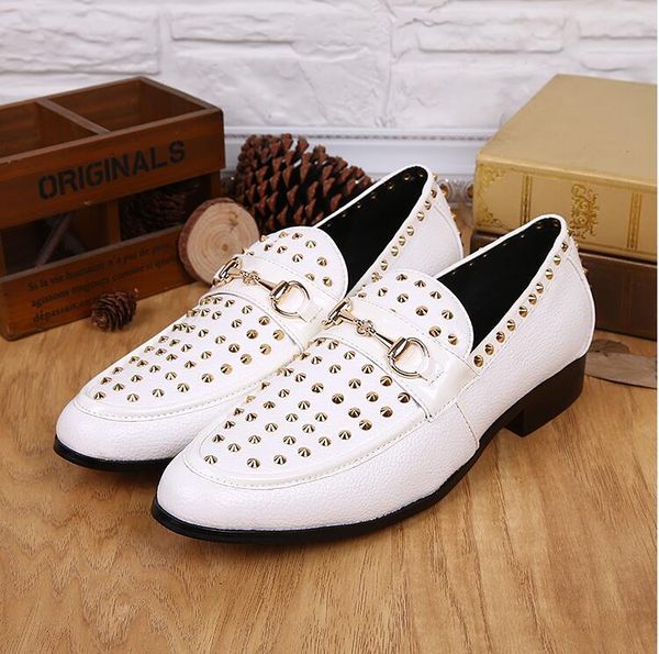 men formal party summer office shoes leather fashion men business flats dress shoes breathable white rivet oxford, Black
men formal party summer office shoes leather fashion men business flats dress shoes breathable white rivet oxford, Black