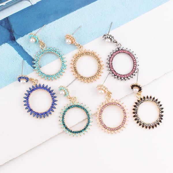 dangle & chandelier lubov shining crystal circle earrings rhinestone imitation pearl decoration women drop earring trendy party jewelry1, Silver
dangle & chandelier lubov shining crystal circle earrings rhinestone imitation pearl decoration women drop earring trendy party jewelry1, Silver