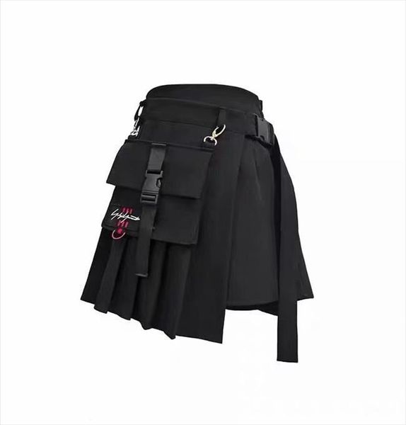 a line women mini skirt plaid street style women side pockets design mini pleated skirt, Black
a line women mini skirt plaid street style women side pockets design mini pleated skirt, Black