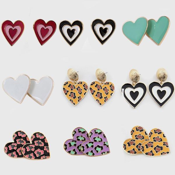 stud 2021 fashion jewelry female cute statement earring eco-friendly enamel leopard solid love heart earings for women1, Golden;silver
stud 2021 fashion jewelry female cute statement earring eco-friendly enamel leopard solid love heart earings for women1, Golden;silver