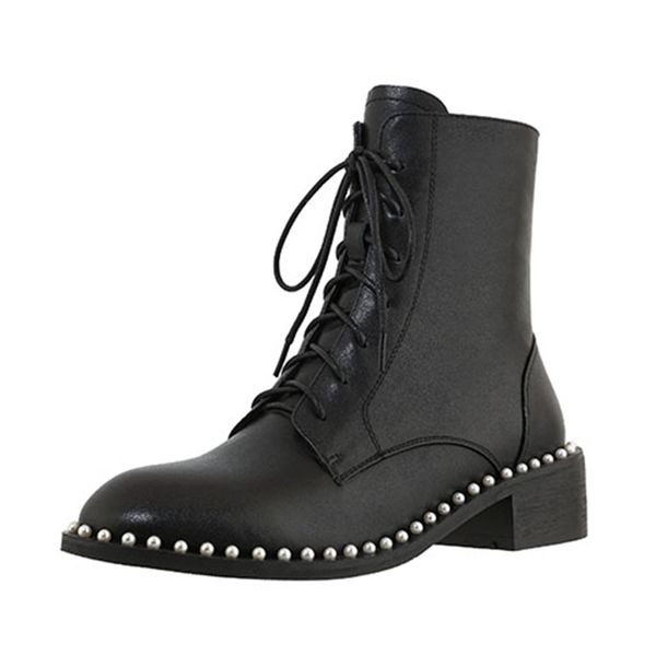 2021 the new stress style real leather round toe ankle loop-up middle frizzy zipper with robust motorcycle boots women's shoes 4yr1, Black
2021 the new stress style real leather round toe ankle loop-up middle frizzy zipper with robust motorcycle boots women's shoes 4yr1, Black