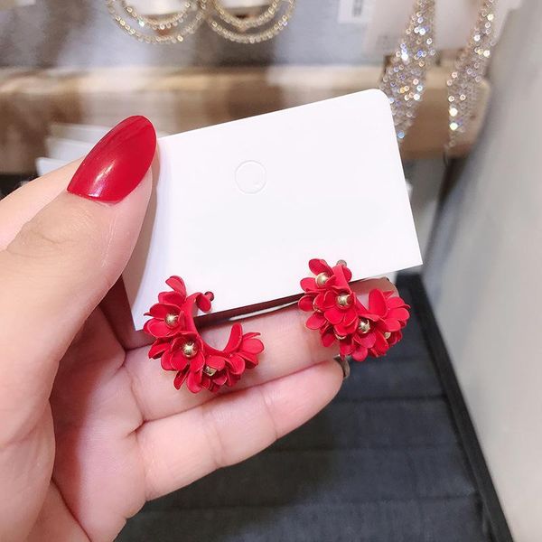 hoop & huggie aensoa fashion earrings for women fabric flowers round drop floral circle statement pendientes 2021, Golden;silver
hoop & huggie aensoa fashion earrings for women fabric flowers round drop floral circle statement pendientes 2021, Golden;silver