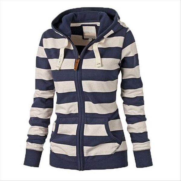women sports casual wear zipper fashion striped hoodies fleece jacket fall sweatshirts autumn winter coat warm jacket cotton, Black
women sports casual wear zipper fashion striped hoodies fleece jacket fall sweatshirts autumn winter coat warm jacket cotton, Black
