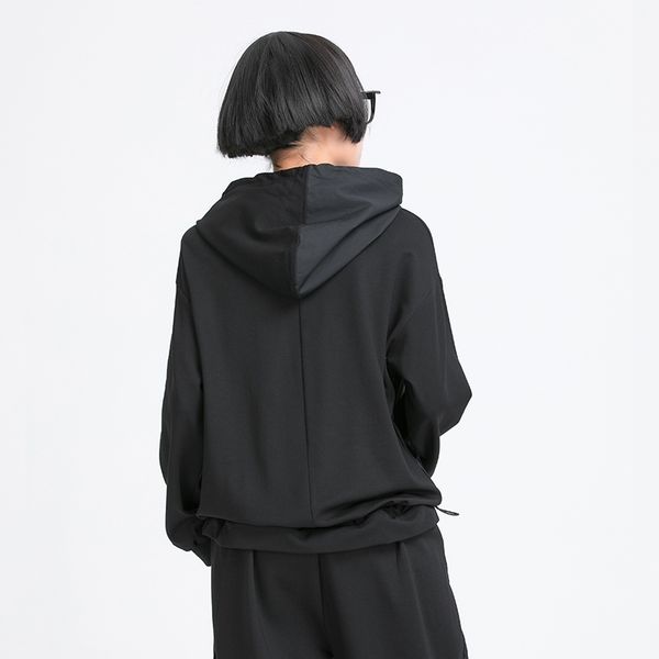 black patchwork hoodies women sweatshirt new spring autumn hooded long sleeve loose casual fashion pullover women clothes 201204
black patchwork hoodies women sweatshirt new spring autumn hooded long sleeve loose casual fashion pullover women clothes 201204