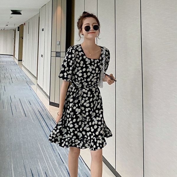 9go6u 2020 summer slimming black daisy french short dress dresslace waist floral lace-up dressskirt new dress for women furhn, Black;gray
9go6u 2020 summer slimming black daisy french short dress dresslace waist floral lace-up dressskirt new dress for women furhn, Black;gray