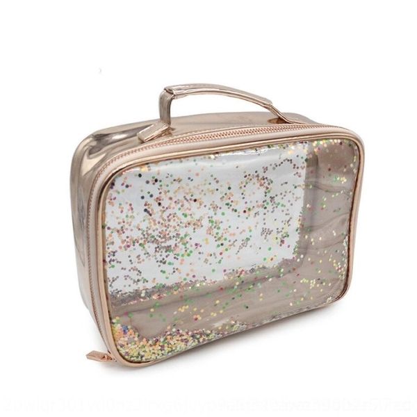 wfif8 new metal pu travel cosmetic storage bagcosmetic transparent bagsequin tpu glitter quicksand bag stitching waterproof wash storage bag
wfif8 new metal pu travel cosmetic storage bagcosmetic transparent bagsequin tpu glitter quicksand bag stitching waterproof wash storage bag