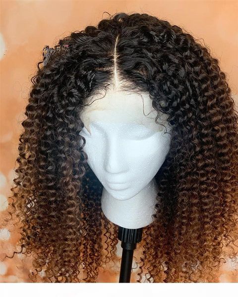 1b 30 ombre afro kinky curly hd lace front wig preplucked upart brazilian remy short curly lace closure human hair wigs 150% natural, Black;brown
1b 30 ombre afro kinky curly hd lace front wig preplucked upart brazilian remy short curly lace closure human hair wigs 150% natural, Black;brown