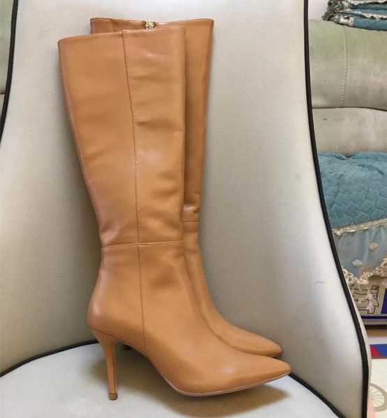 2020 autumn winter women real leather pointed toe high boots chic 8.5cm/10cm heeled boots eu35-42 size by739, Black
2020 autumn winter women real leather pointed toe high boots chic 8.5cm/10cm heeled boots eu35-42 size by739, Black
