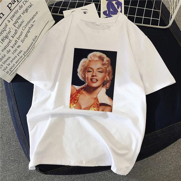 dream goddess marilyn t shirt women casual harajuku female t shirt leisure fashion aesthetic tshirt o neck tees, White
dream goddess marilyn t shirt women casual harajuku female t shirt leisure fashion aesthetic tshirt o neck tees, White