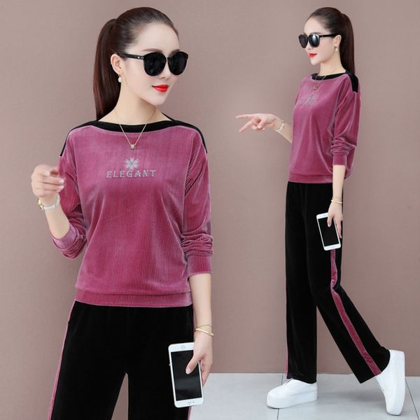 women's new fashion sports suit autumn 2020 big size thin + casual casual pants pants 2-piece set imuru, Gray
women's new fashion sports suit autumn 2020 big size thin + casual casual pants pants 2-piece set imuru, Gray