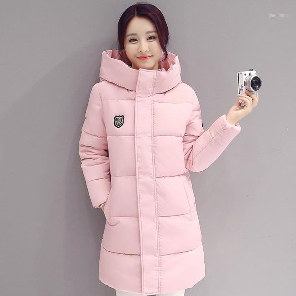 2019 fashion down coat women winter longe sections hooded parkas thick warm cotton slim jacket winter coat1, Black
2019 fashion down coat women winter longe sections hooded parkas thick warm cotton slim jacket winter coat1, Black