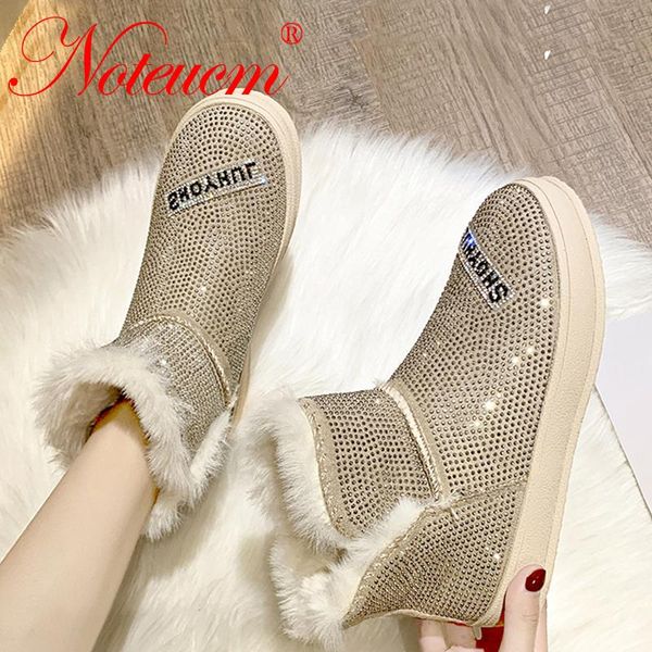 winter female australian ankle boot silver snow boot rhinestones crystal shiny flash bling women girl fur australia shoe sparkly, Black
winter female australian ankle boot silver snow boot rhinestones crystal shiny flash bling women girl fur australia shoe sparkly, Black