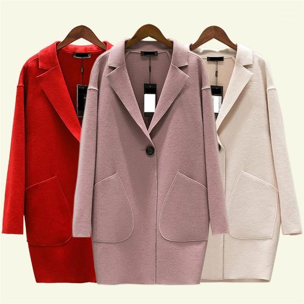 women wool coat autumn new cashmere large size thin jacket spring mediun long solid color female cashmere outerwear dt01701, Black
women wool coat autumn new cashmere large size thin jacket spring mediun long solid color female cashmere outerwear dt01701, Black