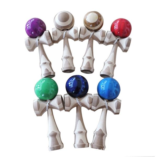 professional 18cm kendama wooden toys pu paint stripe bamboo pattern skillful juggling ball outdoors juggle game ball toys y200428
professional 18cm kendama wooden toys pu paint stripe bamboo pattern skillful juggling ball outdoors juggle game ball toys y200428