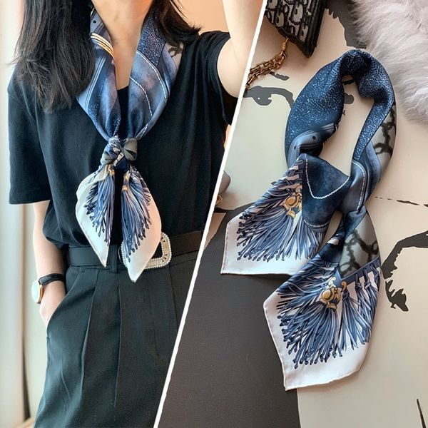 100% silk scarf shawl new tassels print fashion scarves wraps for women square scarves foulard 35" y201024, Blue;gray
100% silk scarf shawl new tassels print fashion scarves wraps for women square scarves foulard 35" y201024, Blue;gray