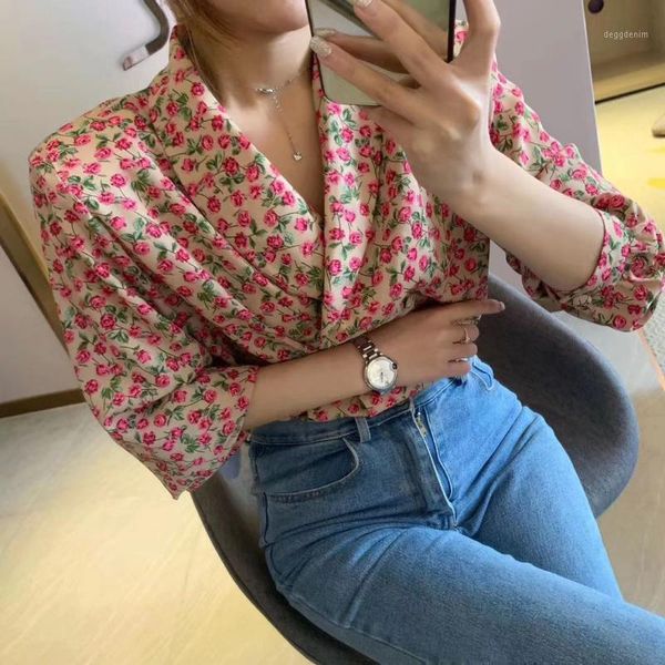 women's blouses & shirts 2021 spring women's shirt fashion temperament lapel button-down printed shoulder pad chiffon women1, White
women's blouses & shirts 2021 spring women's shirt fashion temperament lapel button-down printed shoulder pad chiffon women1, White