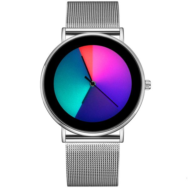 brand casual women watches stainless-steel romantic color changing couple wristwatches quartz clock female montre femme 2020 cx200723, Silver
brand casual women watches stainless-steel romantic color changing couple wristwatches quartz clock female montre femme 2020 cx200723, Silver