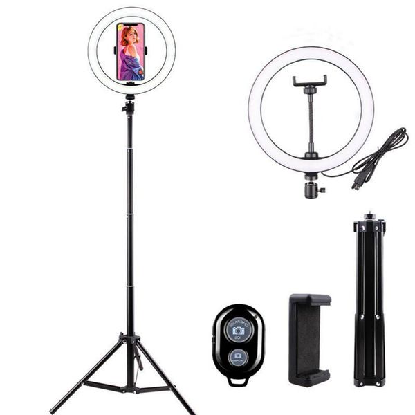 flash heads 13inch 33cm video light dimmable led selfie ring usb lamp wireless bluetooth pography with 1.6m tripod stand
flash heads 13inch 33cm video light dimmable led selfie ring usb lamp wireless bluetooth pography with 1.6m tripod stand