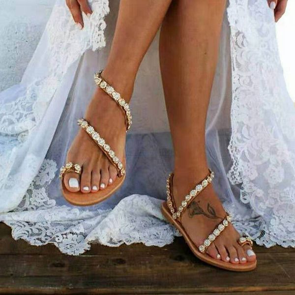 rhinestone flower sandals ladies 2020 handmade fashion ethnic style pearls decoration flat sole lightweight summer beach sandals, Black
rhinestone flower sandals ladies 2020 handmade fashion ethnic style pearls decoration flat sole lightweight summer beach sandals, Black