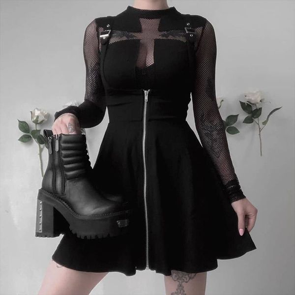 vintage dark women skirt solid color high waist suspender skirts 2019 new gothic streetwear grunge punk style black skirt female
vintage dark women skirt solid color high waist suspender skirts 2019 new gothic streetwear grunge punk style black skirt female