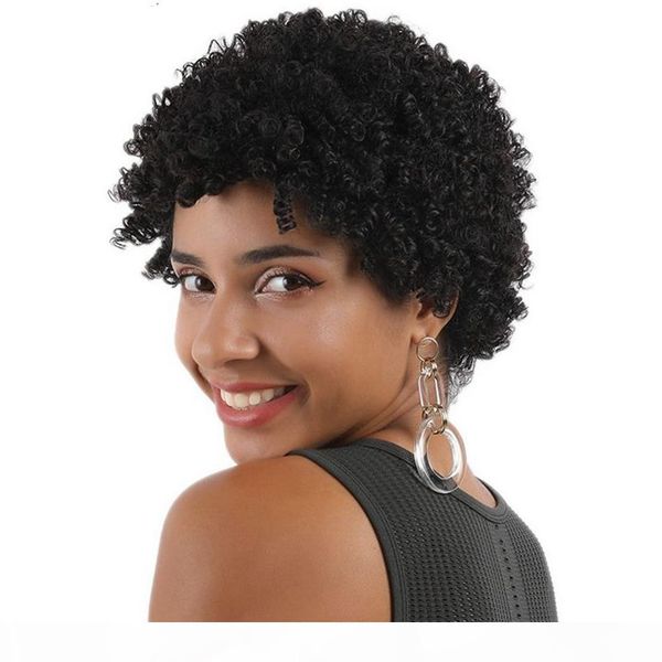 kinky curly wigs full lace human hair wigs pixie cut short wigs brazilian remy hair swiss lace for women, Black;brown
kinky curly wigs full lace human hair wigs pixie cut short wigs brazilian remy hair swiss lace for women, Black;brown