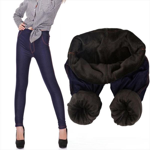 xs xxxl 2019 winter leggings women thicken warm pencil pants fleeces inside faux denim trousers footless leggings drop shipping, Black
xs xxxl 2019 winter leggings women thicken warm pencil pants fleeces inside faux denim trousers footless leggings drop shipping, Black