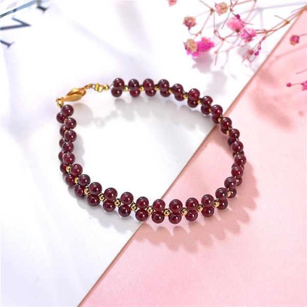 handmade natural garnet strand bracelet crystal beaded wrap bracelets lucky color crystal for women bangles fashion jewelry b432, Golden;silver
handmade natural garnet strand bracelet crystal beaded wrap bracelets lucky color crystal for women bangles fashion jewelry b432, Golden;silver