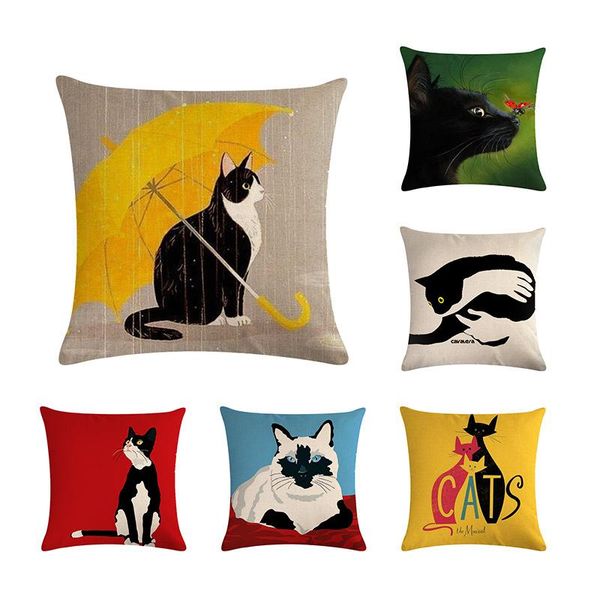animals cute cartoon cat printing cushion cover miana sofa pillowcase for office living room home decorative pillow cases
animals cute cartoon cat printing cushion cover miana sofa pillowcase for office living room home decorative pillow cases