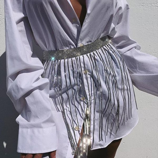 shiny rhinestone tassel skirt women hollow out diamond metal chain nightclub birthday party club mini skirts gold silver, Black
shiny rhinestone tassel skirt women hollow out diamond metal chain nightclub birthday party club mini skirts gold silver, Black