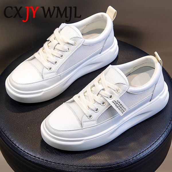 genuine leather casual shoes women sneakers summer white sneaker platform mesh breathable sneakers comfortable vulcanized shoe 9 1020, Black;white
genuine leather casual shoes women sneakers summer white sneaker platform mesh breathable sneakers comfortable vulcanized shoe 9 1020, Black;white
